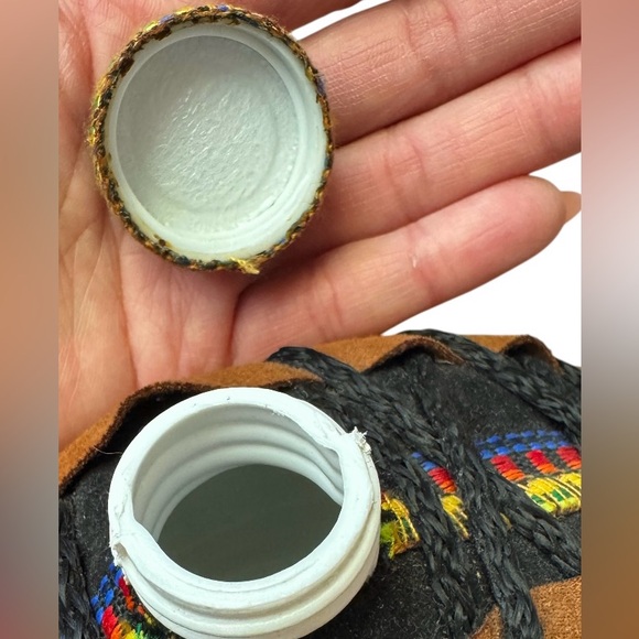 Handmade Faux Suede Rainbow Canteen - Picture 10 of 13